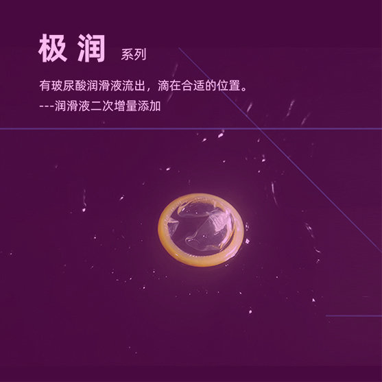 FUNbeast 玻尿酸避孕套超薄大量润滑剂安全套成人用品私处保养玻尿酸